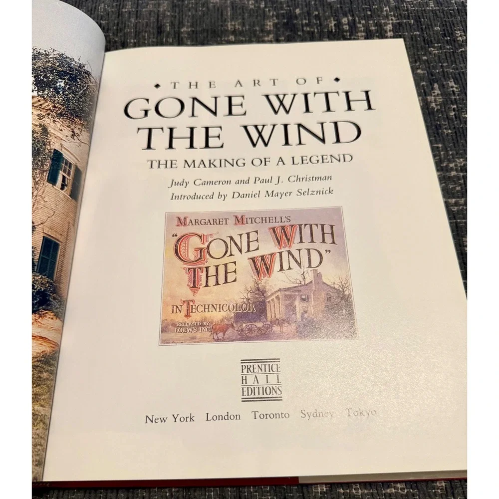 Prentice Hall Gone With The Wind Making Of A Legend Book Excellent 1989 First
